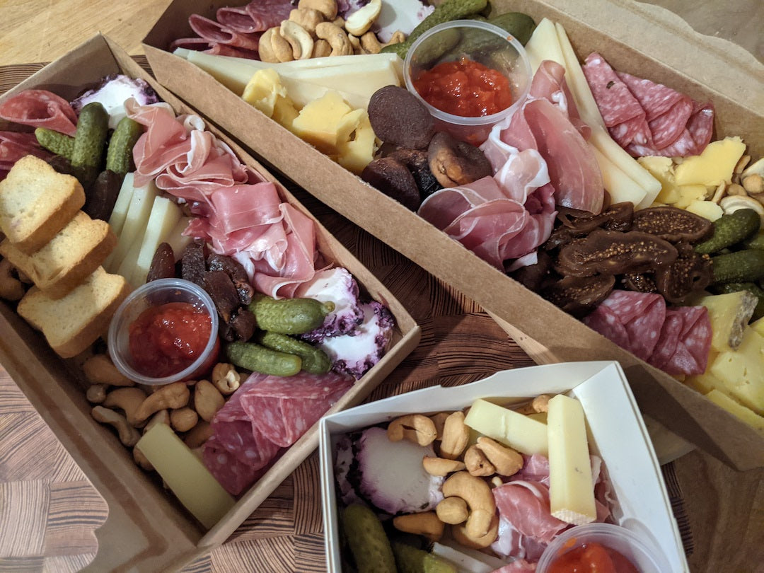 Cheeseboards, charcuterie boards, grazing boards, cheese and charcuterie boards for delivery and pickup in Boston metro.