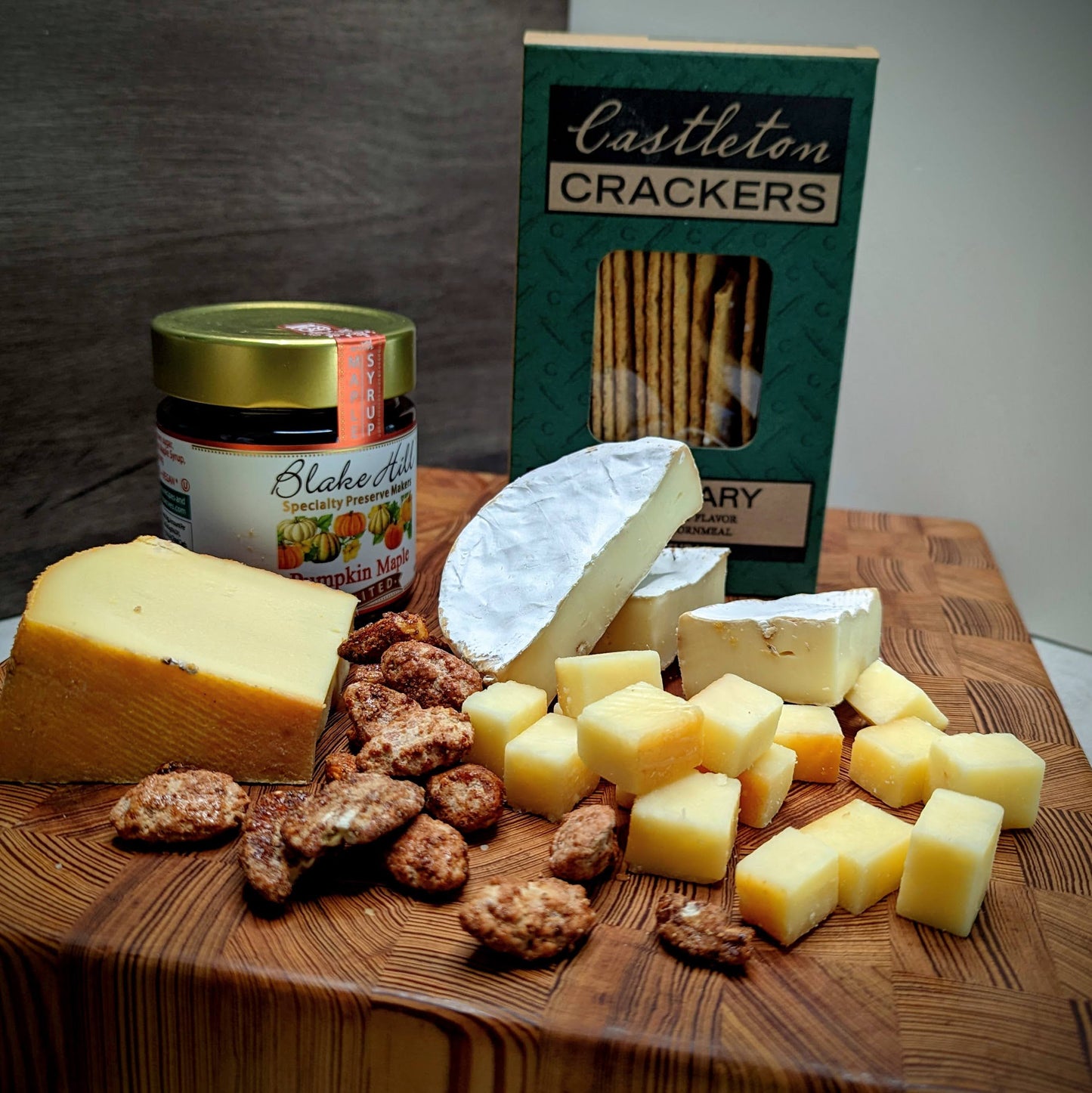 Holiday Harvest Cheese Box with Accompaniments